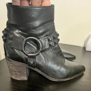 Frye flynn deco studded harness short new arrivals